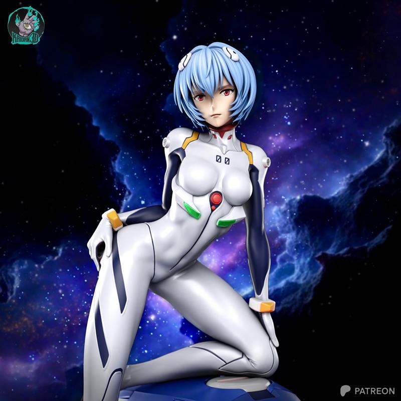 Kaidan - 里见明日香 - 3D打印模型|Kaidan – Rei Ayanami – 3D Print Model STL