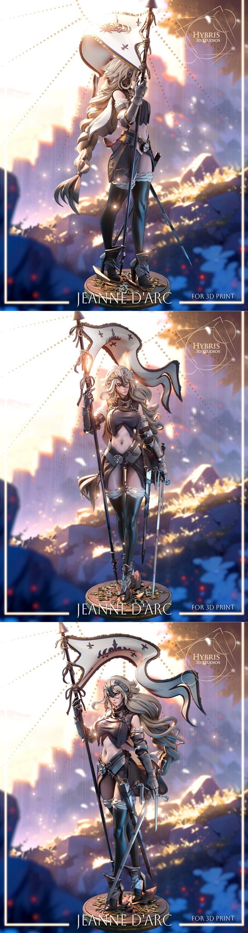 Hybris Studios – Jeanne d’Arc – 3D Print Model STL
