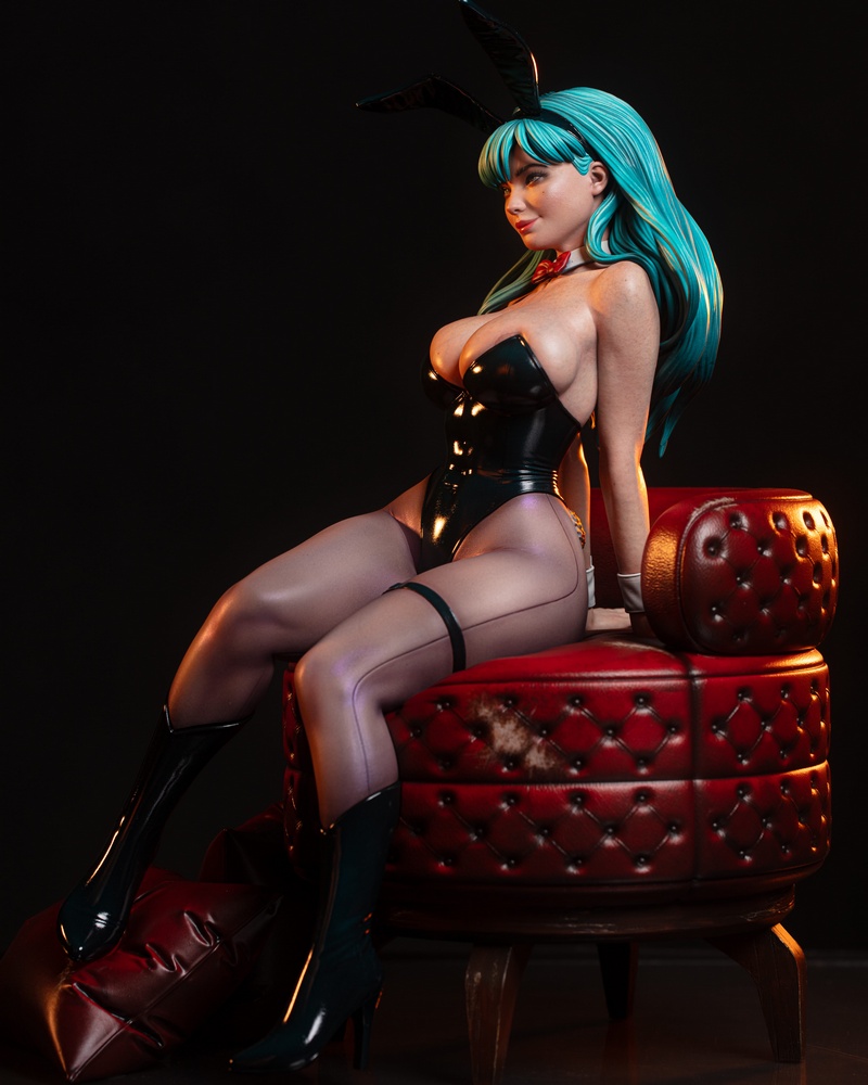 布玛兔女郎——3D打印模型|Bulma Bunny Girl – 3D Print Model