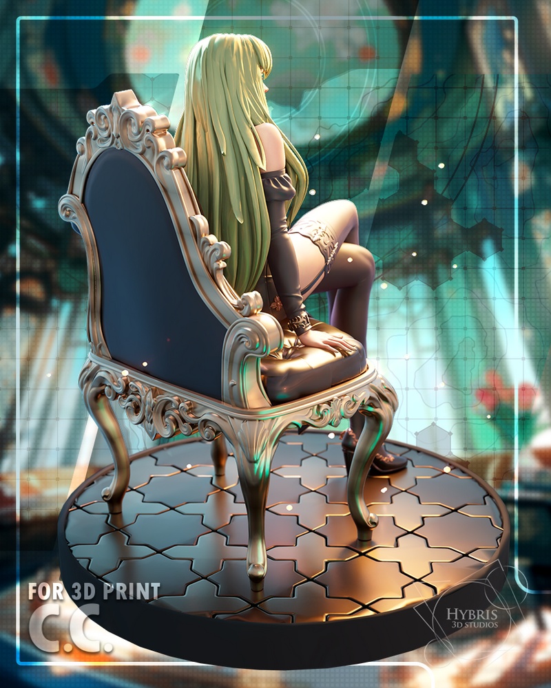 Code Geass 机械师模型 3D打印版|Hybris Studio – CC from Code Geass – 3D Print Model