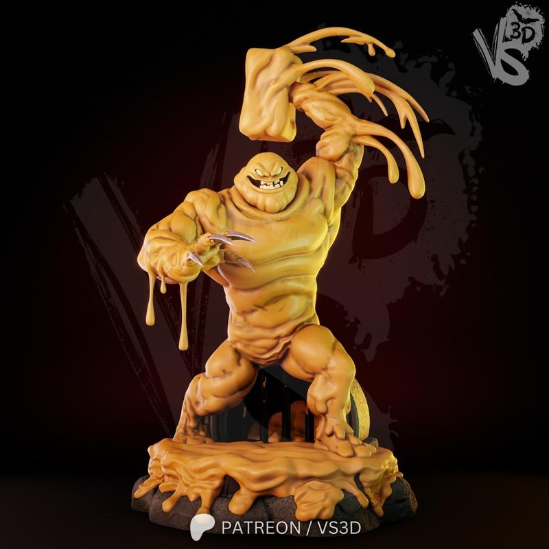 VS3D - 机械脸 3D打印模型|VS3D – Clayface – 3D Print Model STL