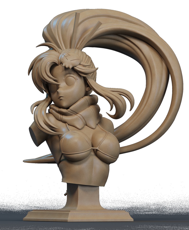 Yoko Littner 3D打印模型|Yoko Littner Bust – 3D Print Model