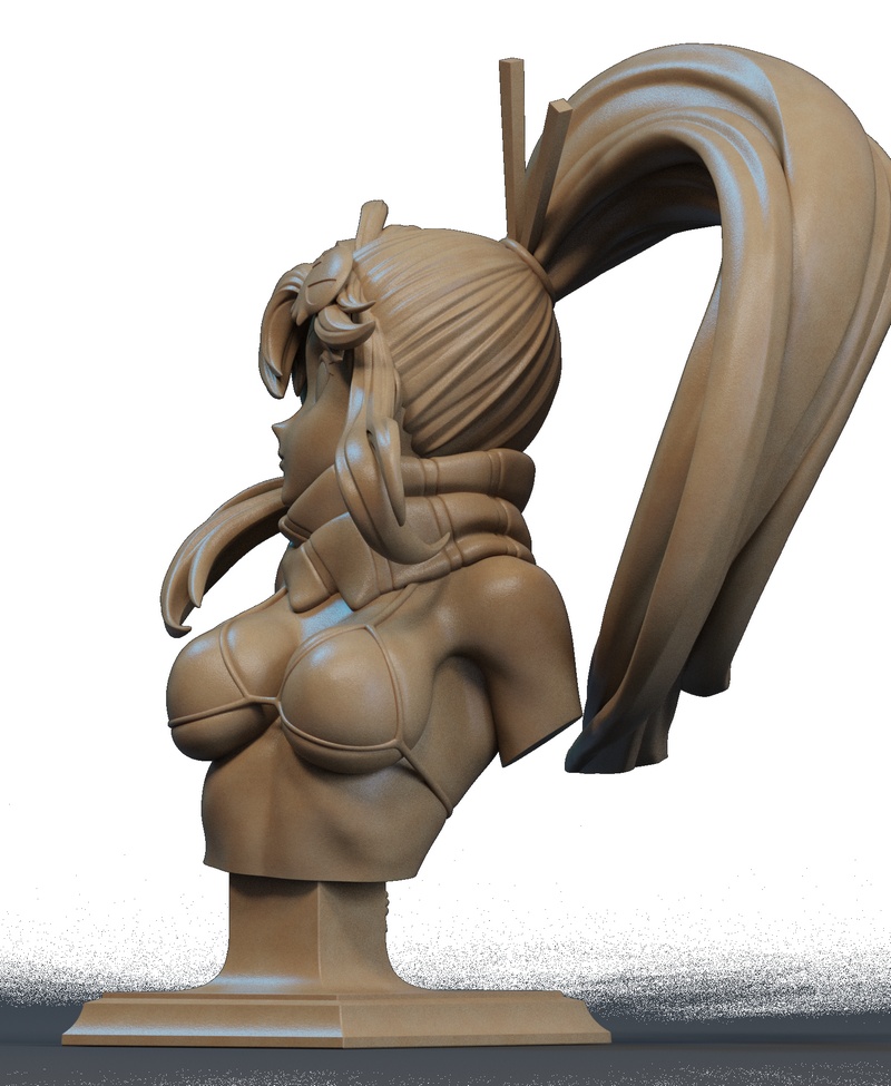 Yoko Littner 3D打印模型|Yoko Littner Bust – 3D Print Model