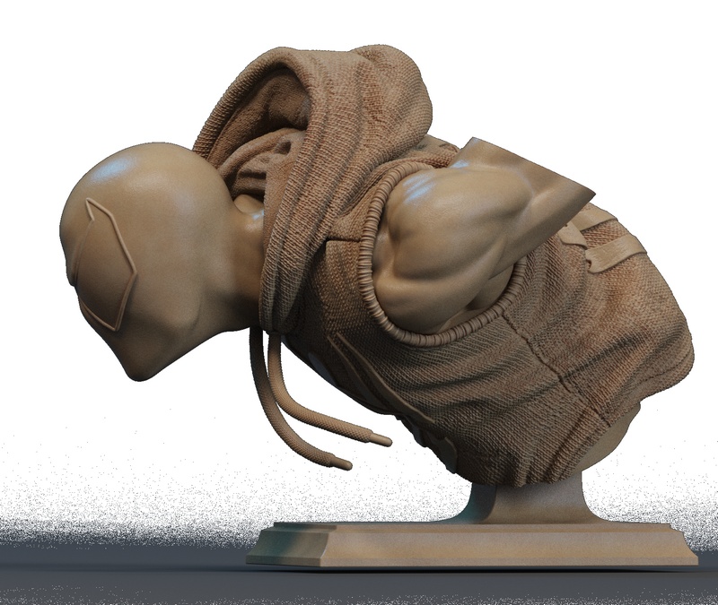 红蜘蛛模型3D打印作品|Scarlet Spider Bust – 3D Print Model
