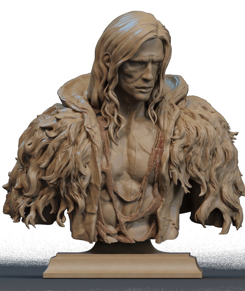 弗兰肯斯坦雕像 3D打印模型|Frankenstein Bust – 3D Print Model