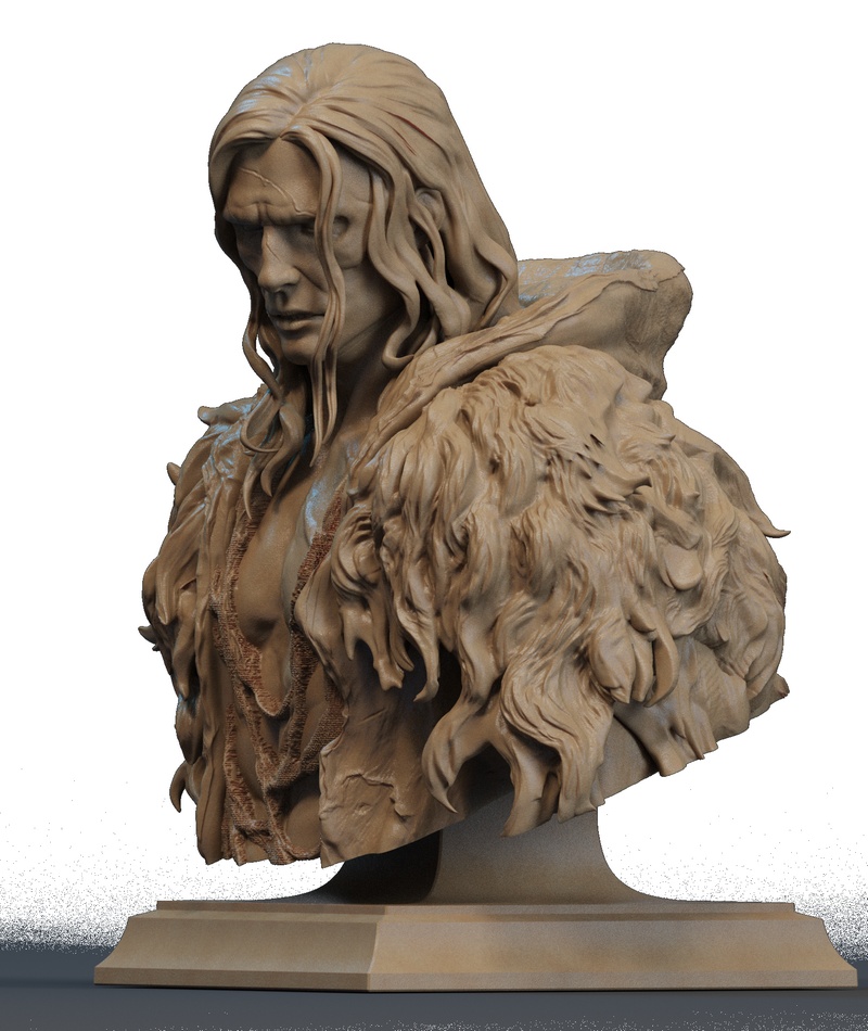 弗兰肯斯坦雕像 3D打印模型|Frankenstein Bust – 3D Print Model