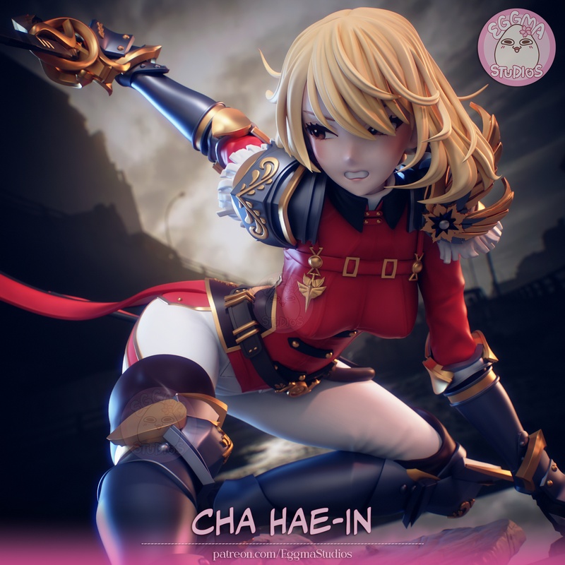 蛋玛工作室 - 独立等级 - 陈海恩 3D打印模型|Eggma Studios – Solo Leveling – Cha Hae-In – 3D Print Model