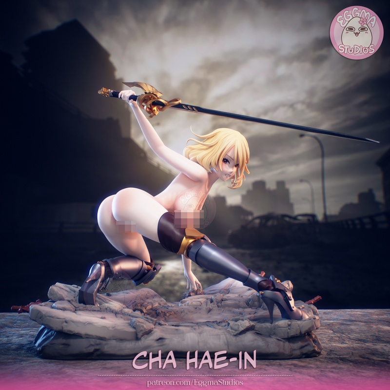 蛋玛工作室 - 独立等级 - 陈海恩 3D打印模型|Eggma Studios – Solo Leveling – Cha Hae-In – 3D Print Model