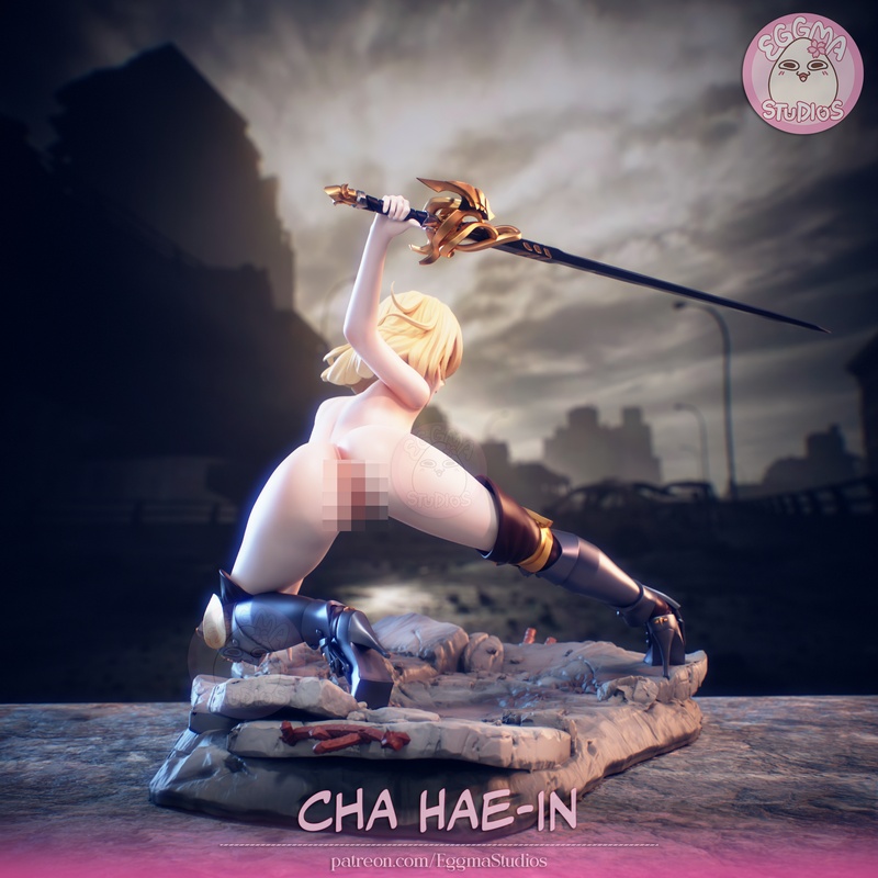 蛋玛工作室 - 独立等级 - 陈海恩 3D打印模型|Eggma Studios – Solo Leveling – Cha Hae-In – 3D Print Model