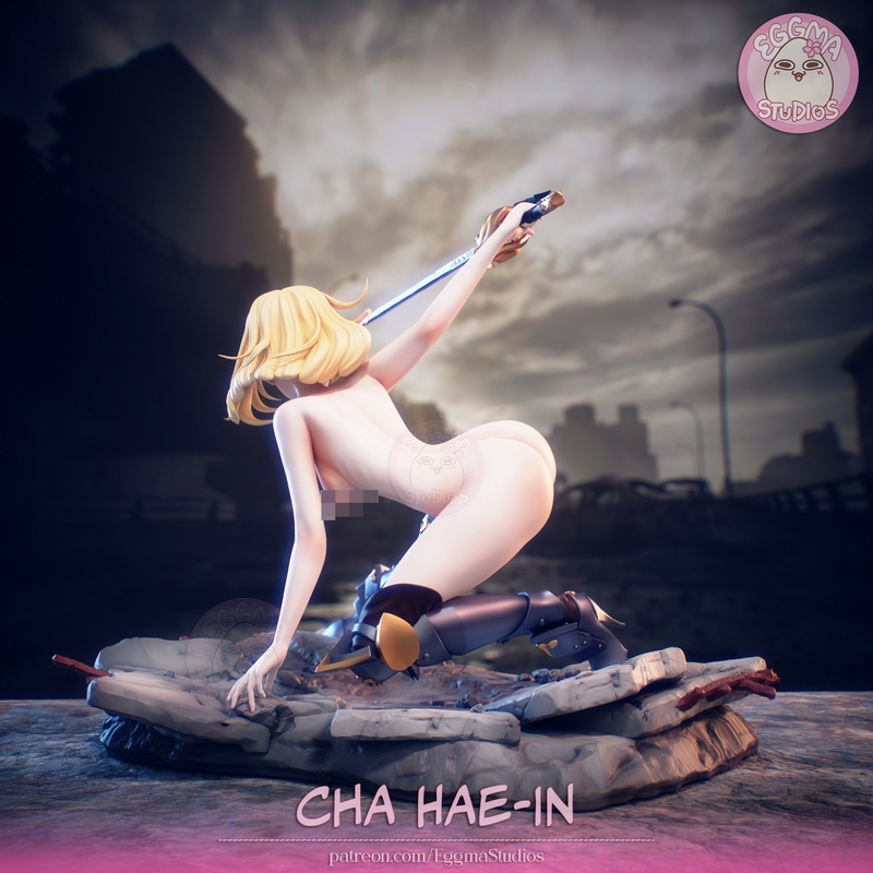 蛋玛工作室 - 独立等级 - 陈海恩 3D打印模型|Eggma Studios – Solo Leveling – Cha Hae-In – 3D Print Model