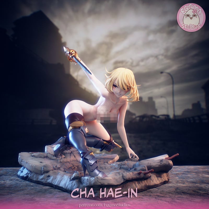 蛋玛工作室 - 独立等级 - 陈海恩 3D打印模型|Eggma Studios – Solo Leveling – Cha Hae-In – 3D Print Model