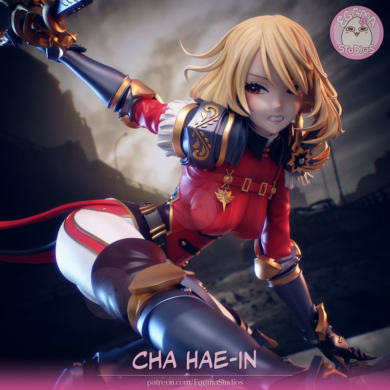 蛋玛工作室 - 独立等级 - 陈海恩 3D打印模型|Eggma Studios – Solo Leveling – Cha Hae-In – 3D Print Model