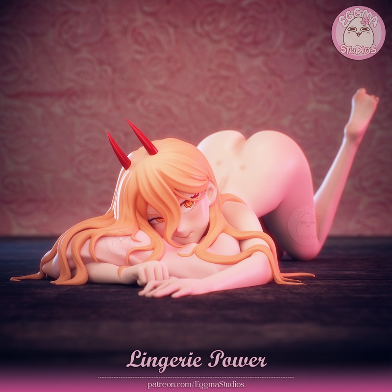 Eggma Studios《链锯人》内衣之力 3D打印模型|Eggma Studios – Chainsaw Man – Lingerie Power – 3D Print Model