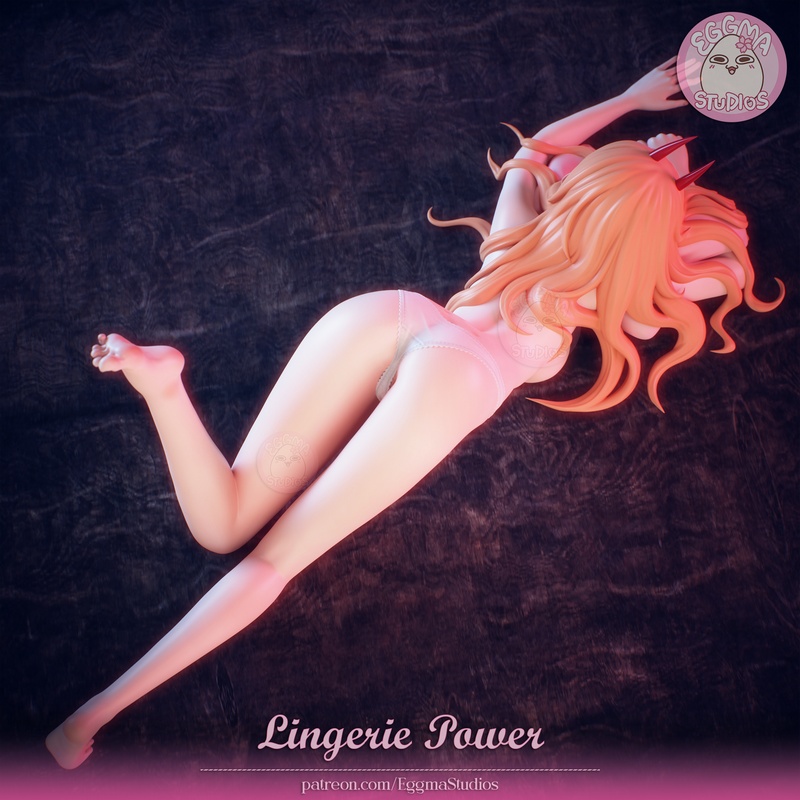 Eggma Studios《链锯人》内衣之力 3D打印模型|Eggma Studios – Chainsaw Man – Lingerie Power – 3D Print Model
