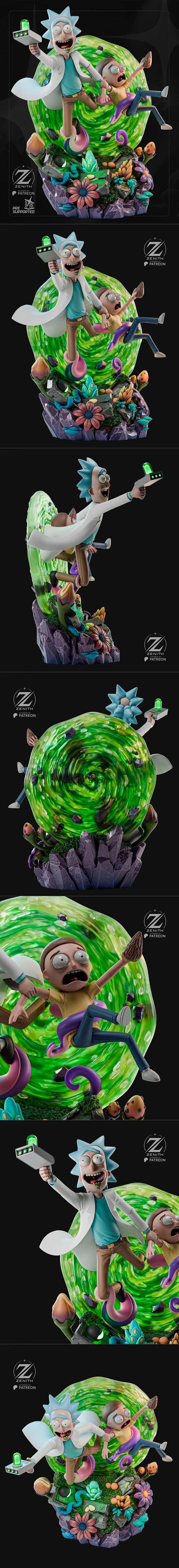 Zenith Studios – Rick and Morty – 3D Print Model STL