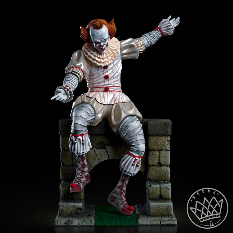 IT电影中的Pennywise 3D打印模型|Pennywise from IT Statue – 3D Print Model STL