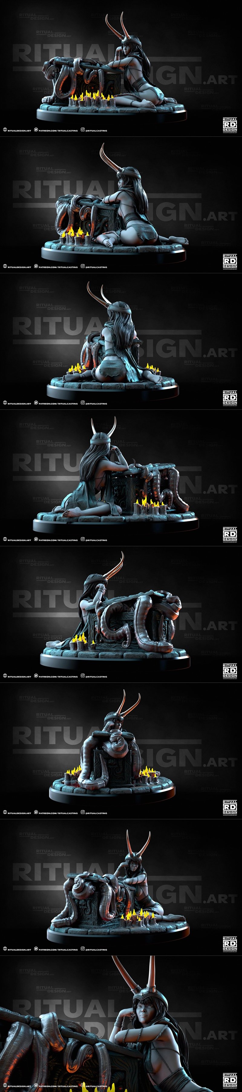 Ritual Design 3D打印模型：Kestra角色立体模型|Ritual Design – Kestra – 3D Print Model STL