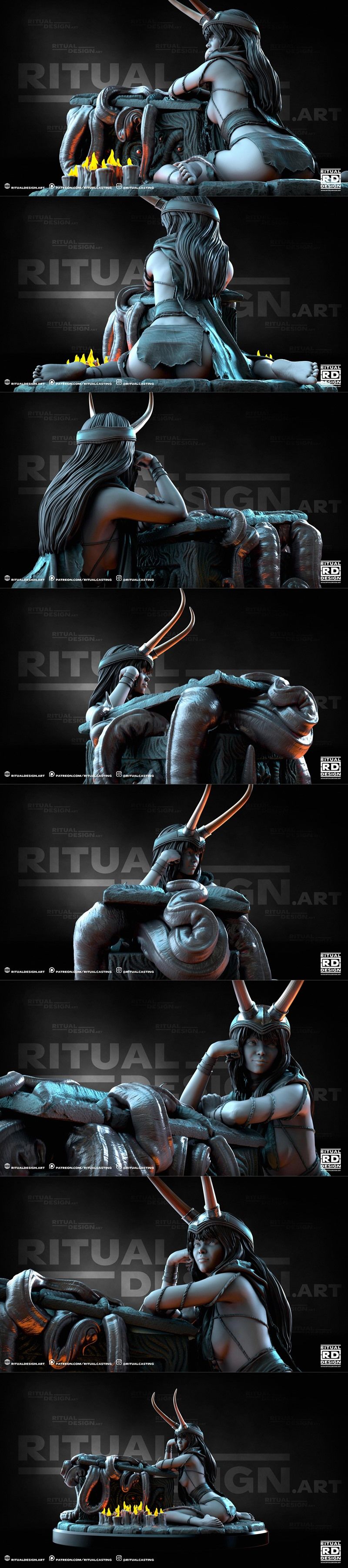 Ritual Design 3D打印模型：Kestra角色立体模型|Ritual Design – Kestra – 3D Print Model STL