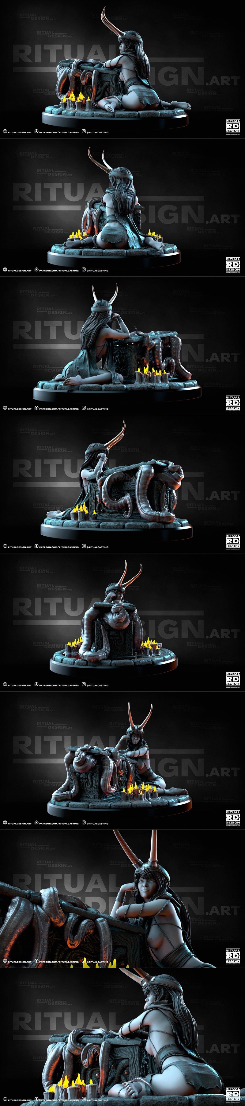 Ritual Design 3D打印模型：Kestra角色立体模型|Ritual Design – Kestra – 3D Print Model STL