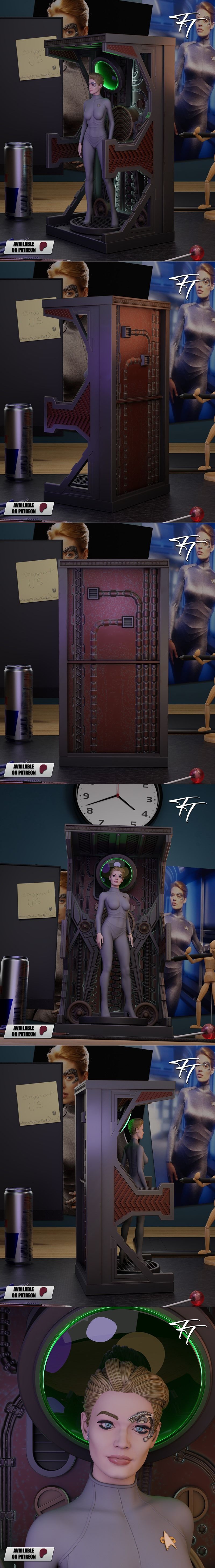 七之九 《星际迷航》3D打印模型|Trick or Treat – Seven of Nine – Star Trek – 3D Print Model STL