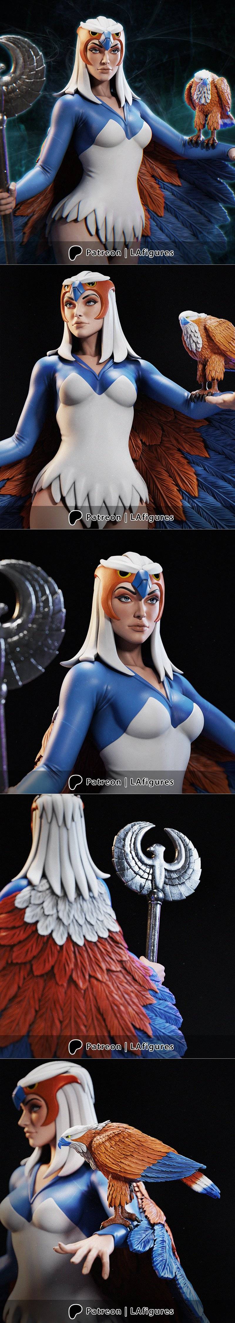 L.A. Figures-巫女-3D打印模型|L.A. Figures – Sorceress – 3D Print Model STL