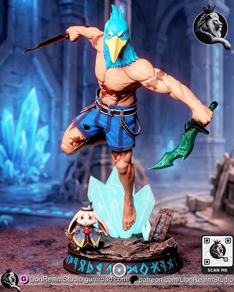 狮域工作室 - 仙乐之境 - 太阳之子 3D打印模型|LionRealm Studio – Shangri-La Frontier – Sunraku – 3D Print Model STL