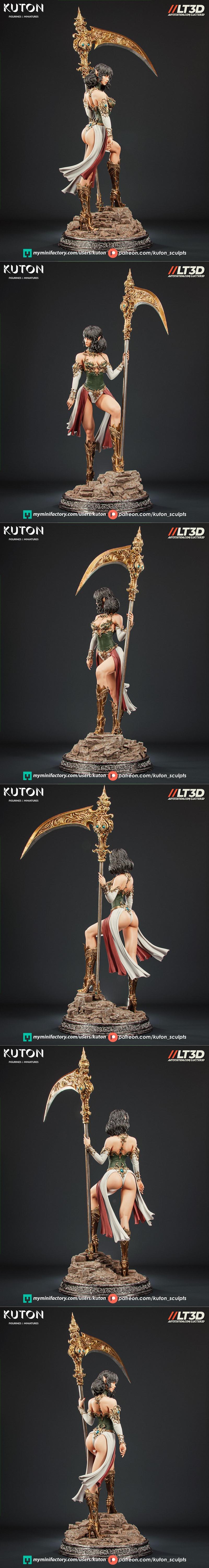 Luneth 3D打印模型|Kuton Figurines – Luneth – 3D Print Model STL