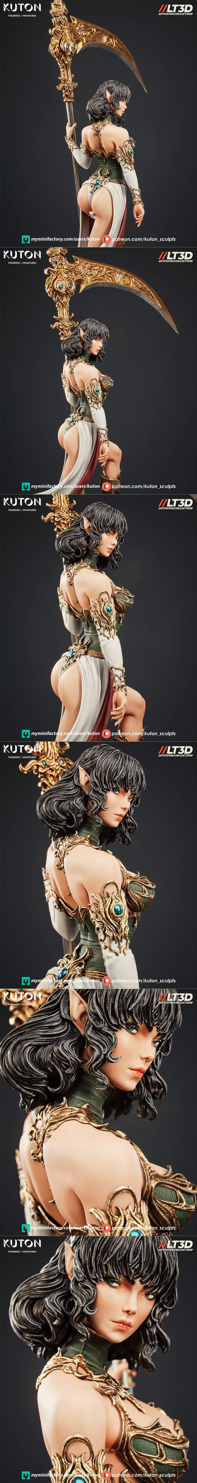 Luneth 3D打印模型|Kuton Figurines – Luneth – 3D Print Model STL