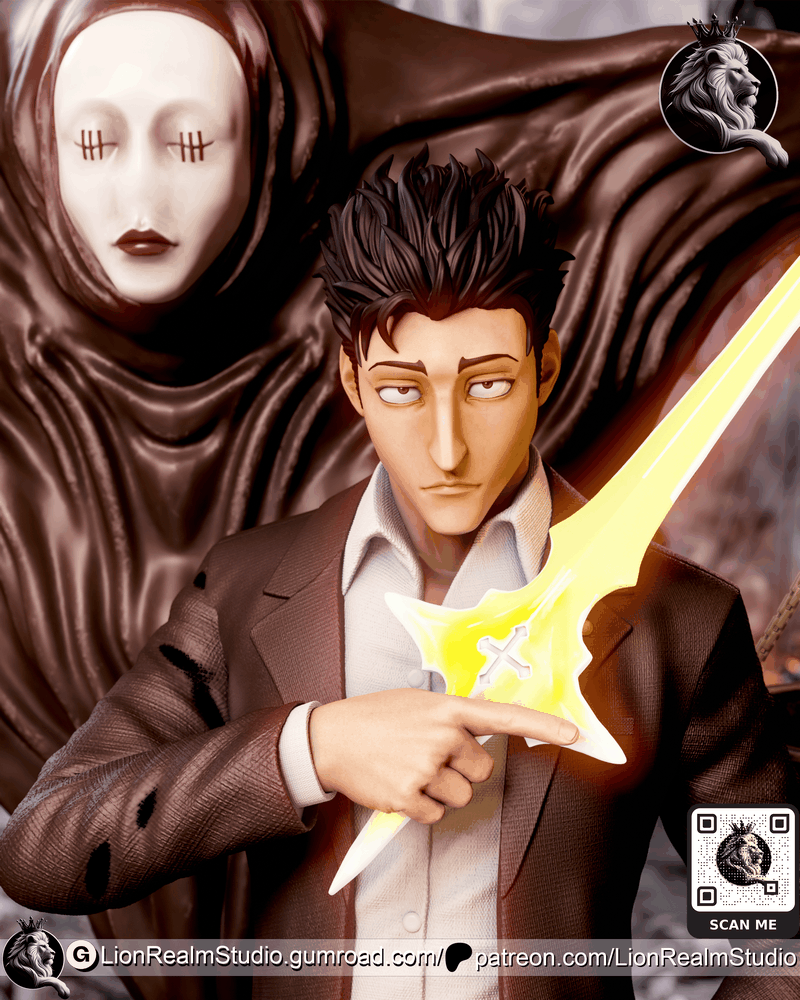 魂斗罗工作室 - 魔禁 - 高村弘美 3D打印模型|LionRealm Studio – Jujutsu Kaisen – Higuruma Hiromi – 3D Print Model