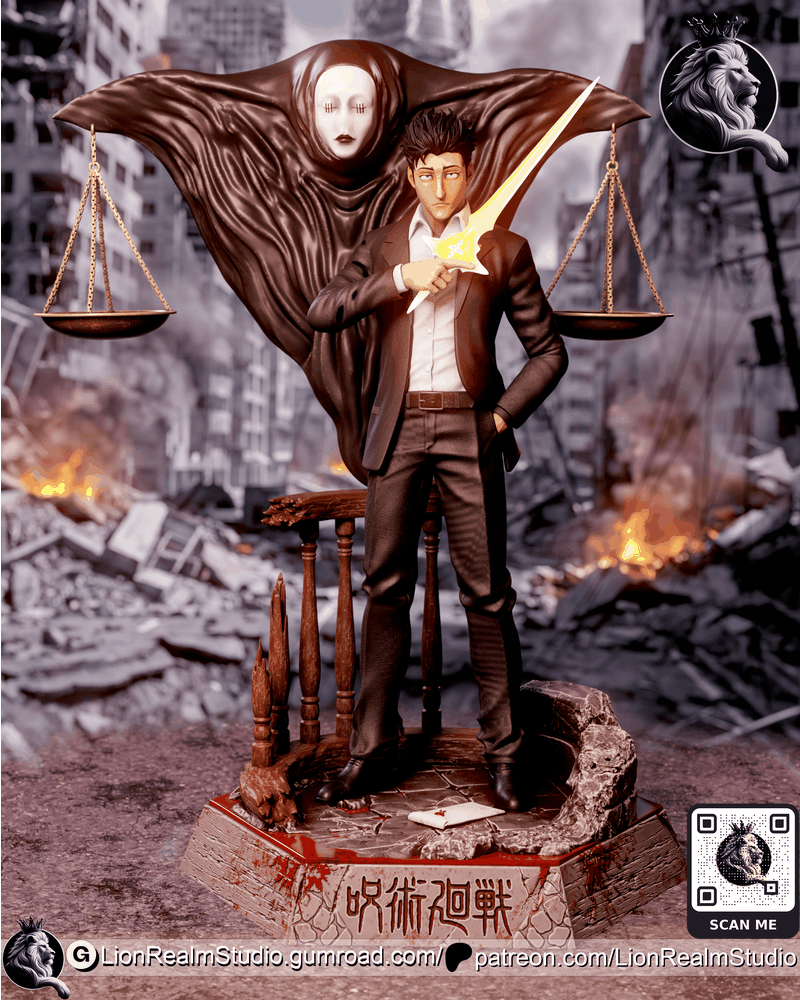 魂斗罗工作室 - 魔禁 - 高村弘美 3D打印模型|LionRealm Studio – Jujutsu Kaisen – Higuruma Hiromi – 3D Print Model