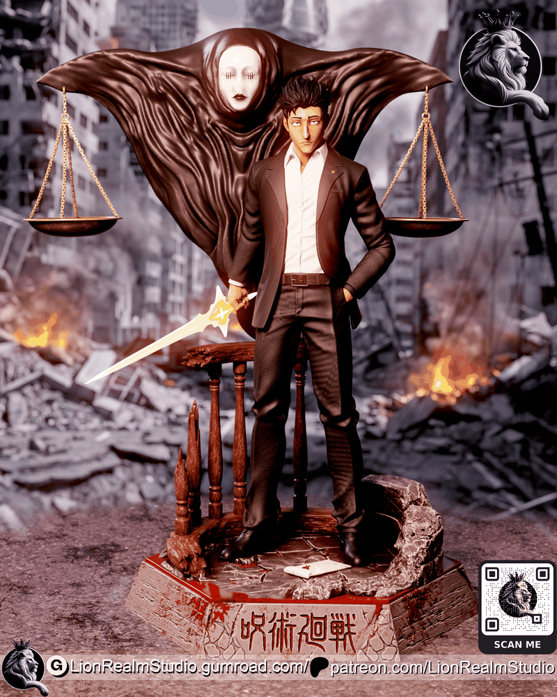 魂斗罗工作室 - 魔禁 - 高村弘美 3D打印模型|LionRealm Studio – Jujutsu Kaisen – Higuruma Hiromi – 3D Print Model