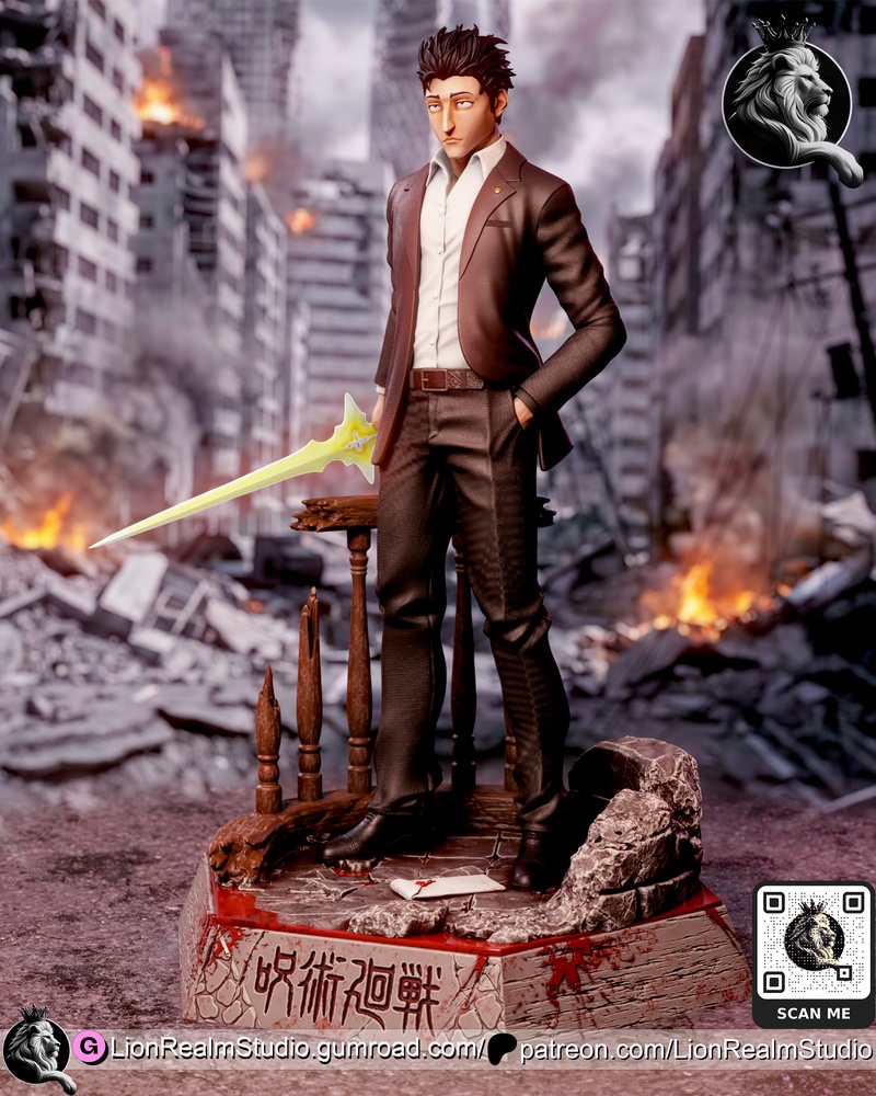 魂斗罗工作室 - 魔禁 - 高村弘美 3D打印模型|LionRealm Studio – Jujutsu Kaisen – Higuruma Hiromi – 3D Print Model