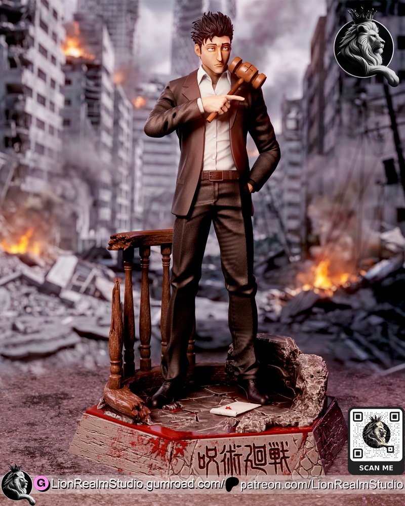 魂斗罗工作室 - 魔禁 - 高村弘美 3D打印模型|LionRealm Studio – Jujutsu Kaisen – Higuruma Hiromi – 3D Print Model