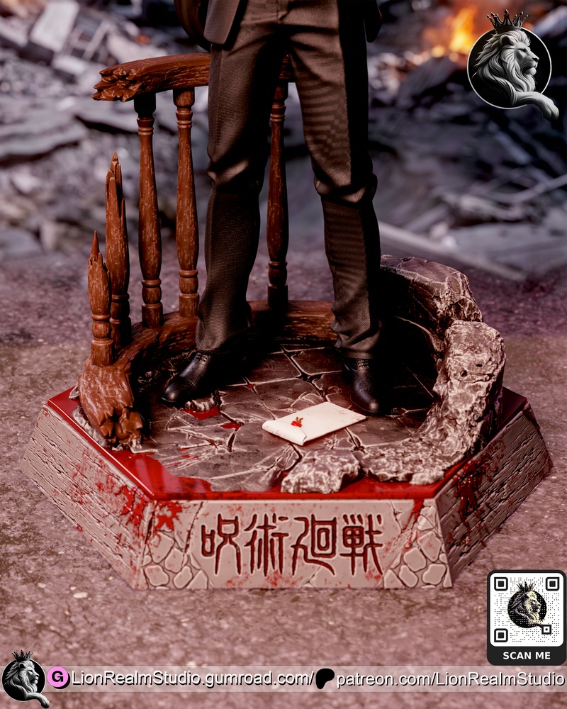 魂斗罗工作室 - 魔禁 - 高村弘美 3D打印模型|LionRealm Studio – Jujutsu Kaisen – Higuruma Hiromi – 3D Print Model