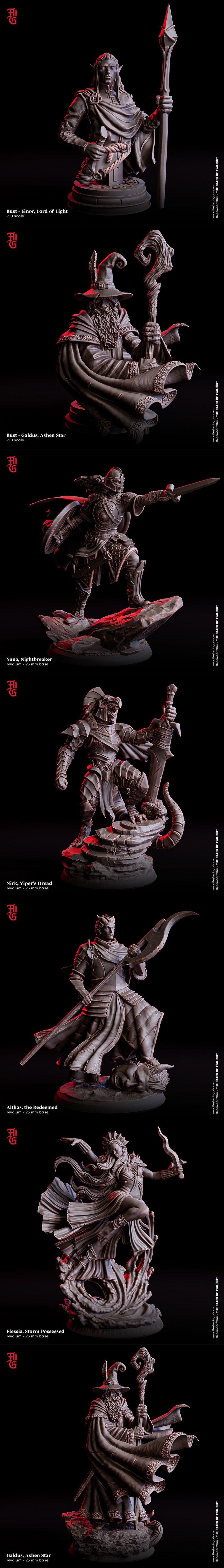 神骸之门——暮光之门 3D打印模型|Flesh Of Gods – The Gates of Twilight December 2025 – 3D Print Model STL
