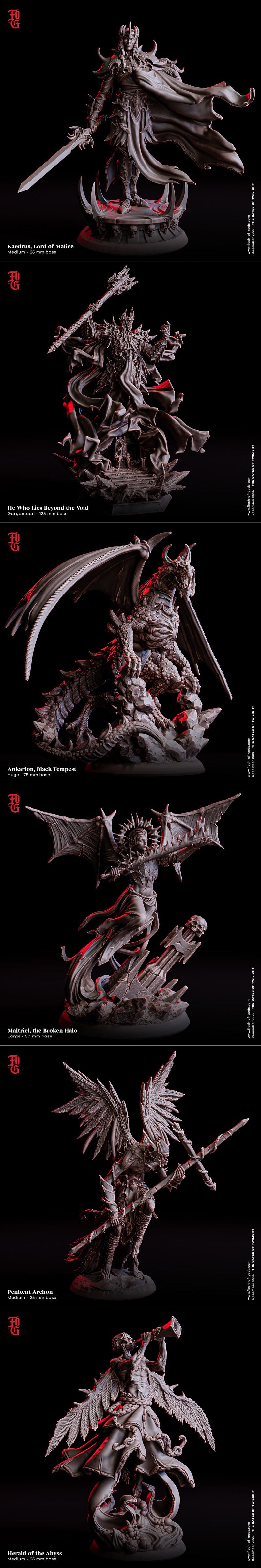 神骸之门——暮光之门 3D打印模型|Flesh Of Gods – The Gates of Twilight December 2025 – 3D Print Model STL