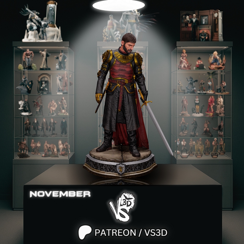 VS3D – 伊耿·兰尼斯特 – 3D打印模型|VS3D – Jamie Lannister – 3D Print Model STL