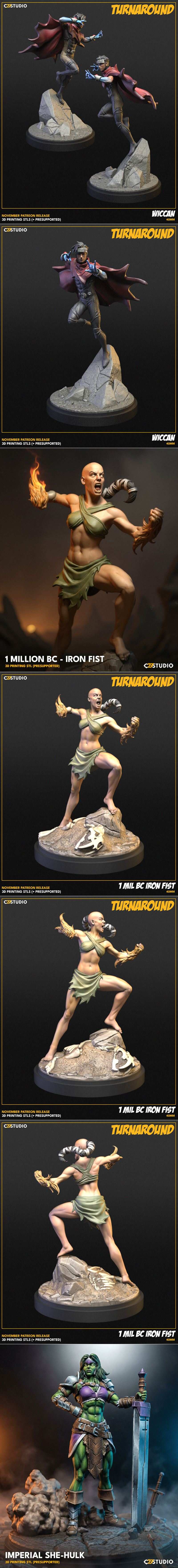 C27 2025年11月 《奥特曼》角色模型3D打印STL文件|C27 November 2025 – 3D Print Model STL