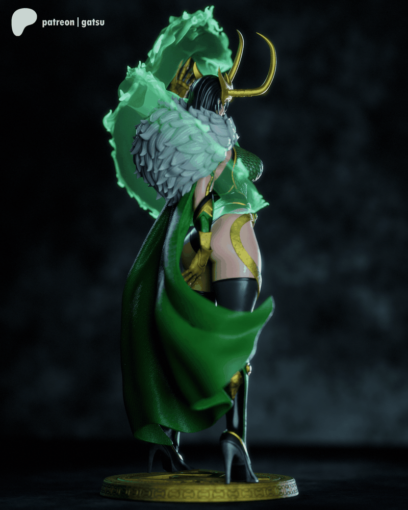 Gatsu Studios旗下《雷神》角色“洛基”3D打印模型|Gatsu Studios – Marvel – Lady Loki – 3D Print Model