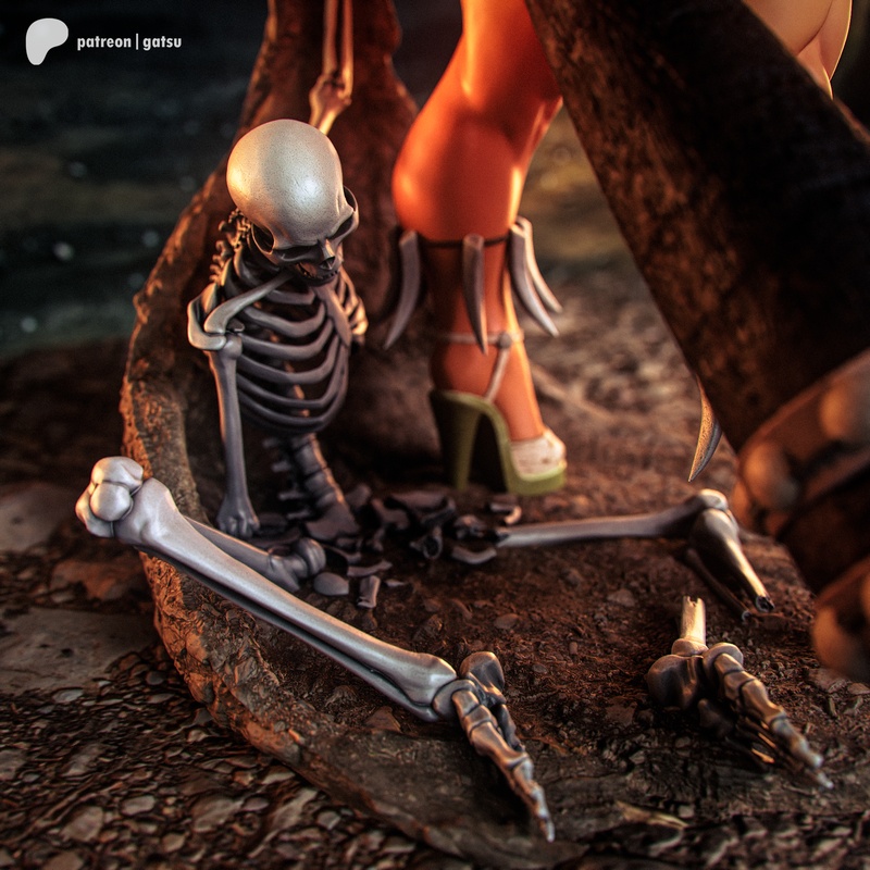 Gatsu Studios《飞出个未来》角色托格 3D打印模型|Gatsu Studios – Thog from Futurama – Death by Snu-Snu – 3D Print Model