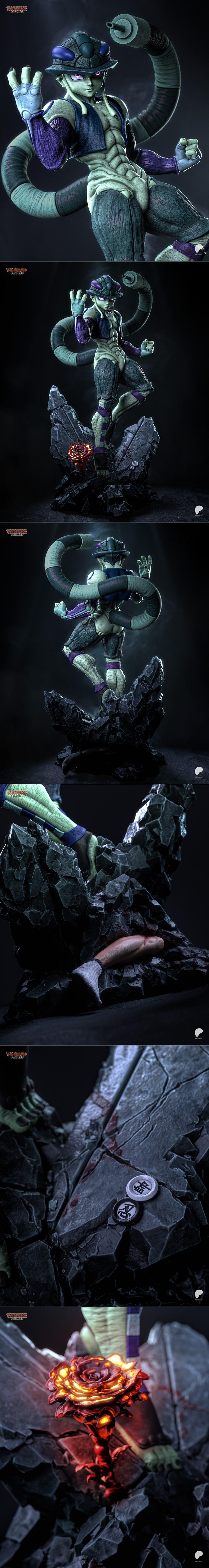 meruem 3d打印模型|Tanuki Figures – Meruem – 3D Print Model STL