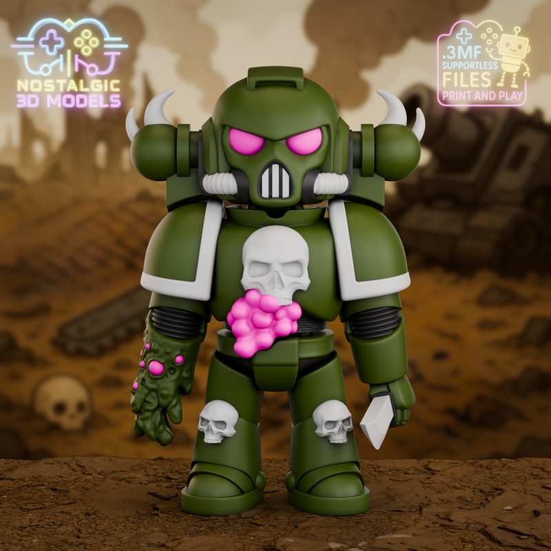 怀旧之旅：印刻动漫角色——3D打印模型集|Nostalgic – Print and Play November 2025 – 3D Print Model