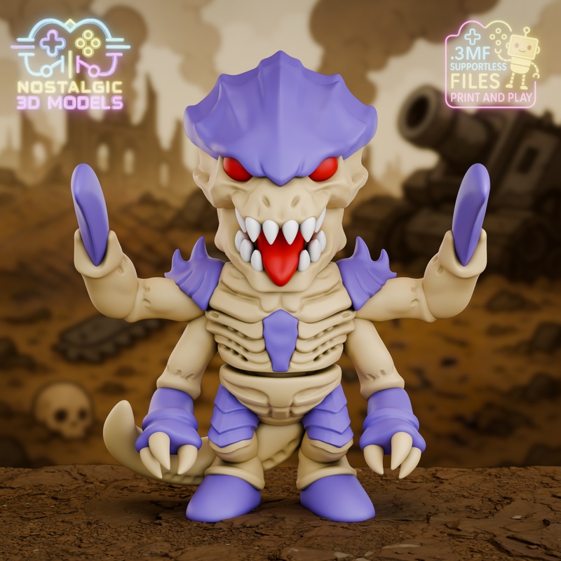 怀旧之旅：印刻动漫角色——3D打印模型集|Nostalgic – Print and Play November 2025 – 3D Print Model