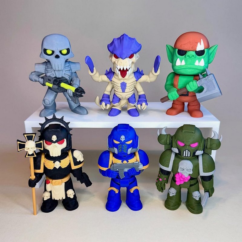 怀旧之旅：印刻动漫角色——3D打印模型集|Nostalgic – Print and Play November 2025 – 3D Print Model