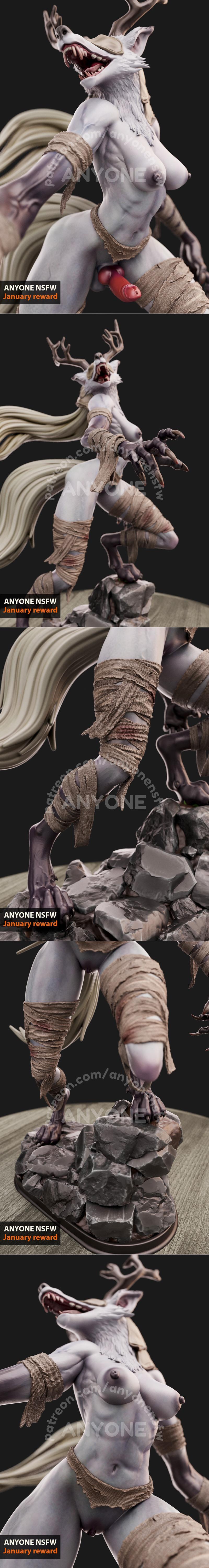 AnyoneNSFW - Vicar Amelia 3D打印模型|AnyoneNSFW – Vicar Amelia – 3D Print Model STL