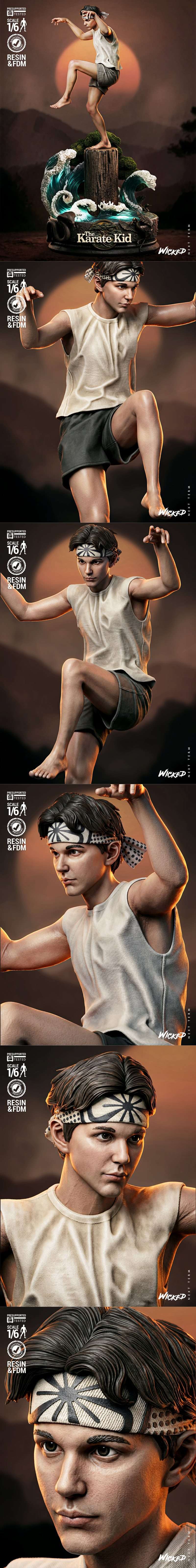 Wicked丹尼尔·拉鲁索雕塑 3D打印模型|Wicked – Daniel Larusso Sculpture – 3D Print Model STL