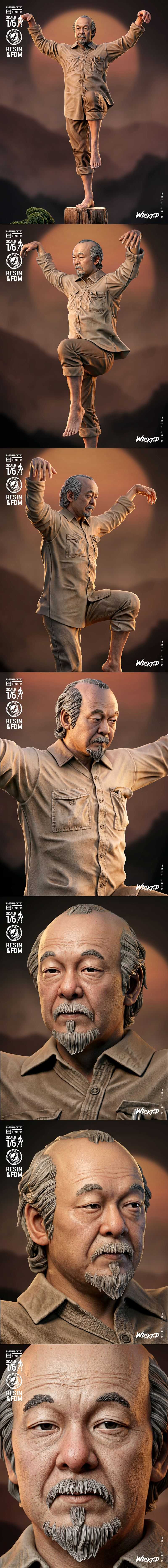 Wicked - 米袋雕塑 - 3D打印模型|Wicked – Miyagi Sculpture – 3D Print Model STL