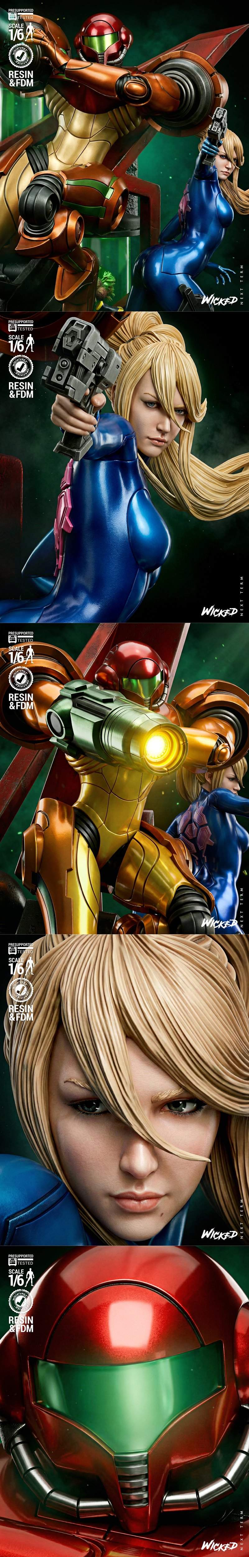 迪奥拉姆：Metroid 3D打印模型|Wicked – Metroid Diorama – 3D Print Model STL