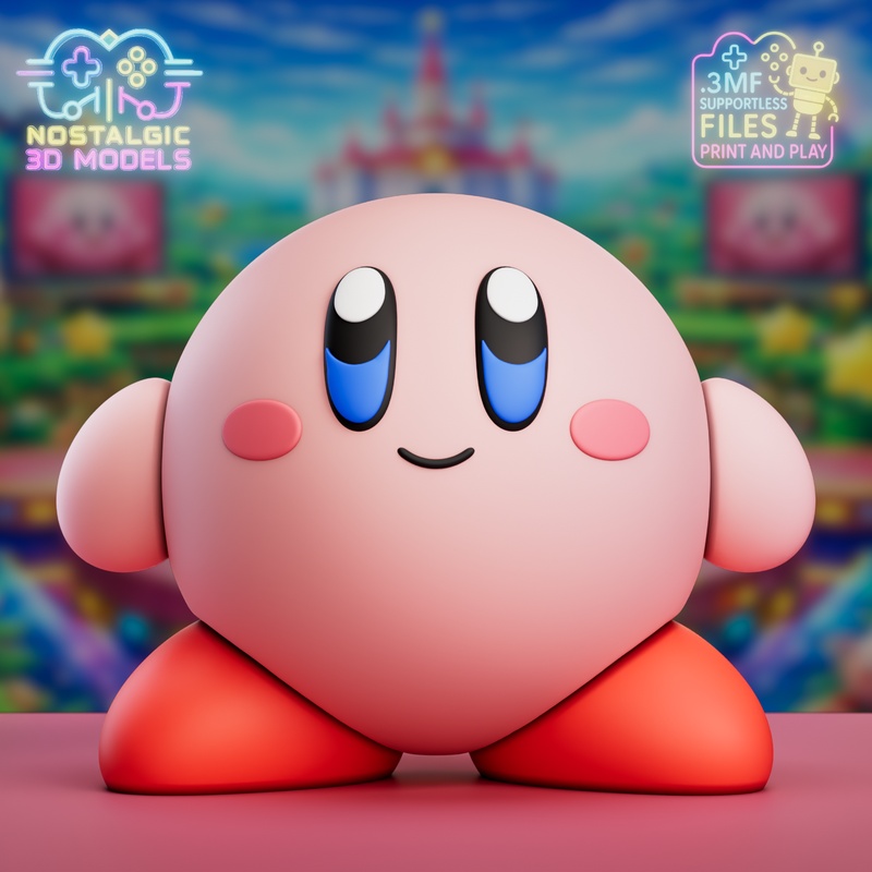 怀旧之作—— Kirby超级 Smash 3D打印模型|Nostalgic – Kirby Super Smash – 3D Print Model