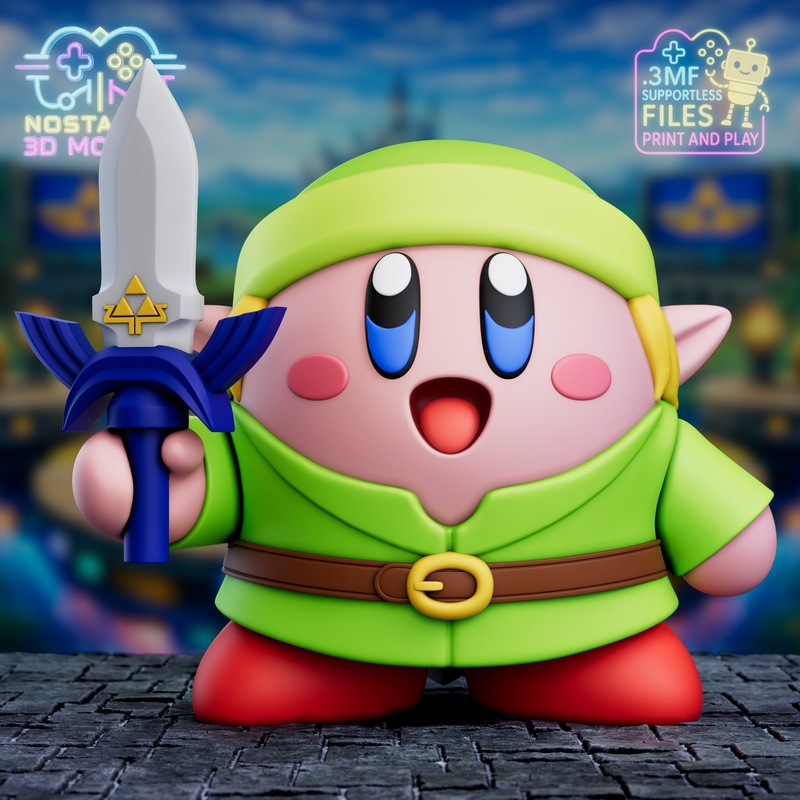 怀旧之作—— Kirby超级 Smash 3D打印模型|Nostalgic – Kirby Super Smash – 3D Print Model